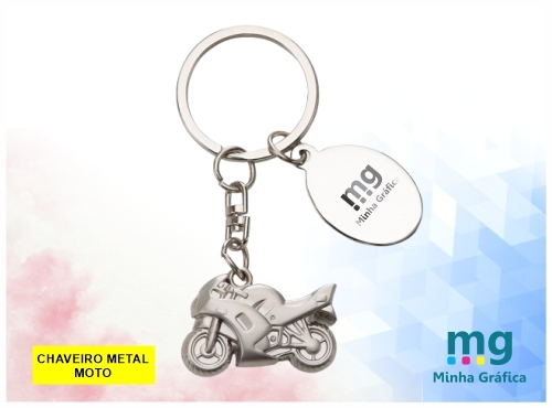 Chaveiro Metal Moto